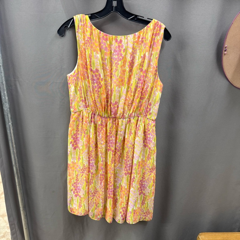Shoshanna Size 10 Pink and Yellow Floral Dress
